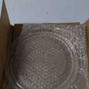 Microwave Plate Replacement 9.6 Inch for Small Microwave Oven Turntable Plate - LG Replacement Microwave Glass Plate Fits Many Brands Plates - Rotating Dish Tray For Better Reheating and Cooking