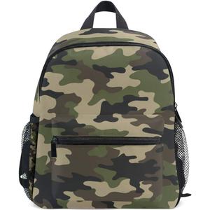 Toddler Kids Backpack Camo Style 12 Inch Preschool Backpack School Bag Mini Casual Daypack for Boy Girl