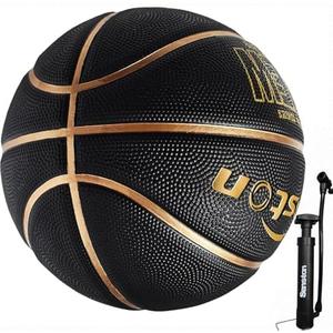 Senston 27.5‘’/29.5'' Basketball Outdoor Indoor Rubber Basketball Ball for Kids/Adult Official Size 5/7 Basket Ball with Pump