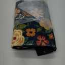 DUKINO 2x6 Runner Rug for Hallway, Washable Kitchen Runner Rug with Non Slip Backing, Low Pile Soft Boho Floral Runner for Kitchen, Hallway, Entryway, Laundry, Bedroom, Dark Blue