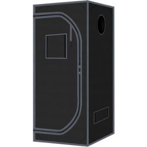 Grow Tent 36"x36"x72" 600D Mylar Hydroponic High Reflective Grow Tents for Indoor Plant Growing 3x3