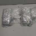 12 Pcs Mini Square Fry Basket Bulk Stainless Steel French Fry Holder Food Baskets for Serving Fryer Container with Handle Reusable Small Deep Fryer Holder for Home Kitchen Decor (Silver)