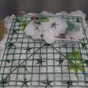 RIDDSEE 12pcs Flower Wall Backdrop16.5 x16.5 Artificial Floral Panels-White