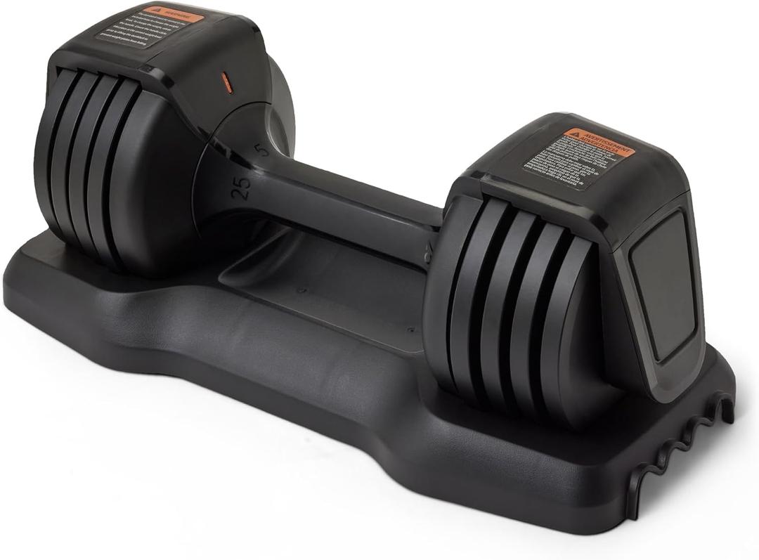 Amazon Basics Adjustable Dumbbell, 25 lb