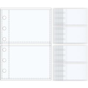 Mogoostry A7 Sheet Protectors for 6 Ring Binder, 20 Sheets Clear Page Protectors Plastic Stamp Card Sleeves Double Layer 2 Pockets Per Page