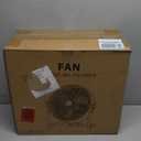 12 Inch High Velocity Floor Fan, Heavy Duty Metal Industrial Fans with 3 Speeds, Portable Fan with Adjustable 360 Head Tilt, Yellow