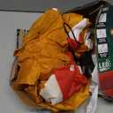 5FT Christmas Inflatables Gingerbread Man, Christmas Decoration Outdoor Built-in Bright LED Light Hold Candy Cane Blow Up Yard Decoration Blowups for Indoor Holiday Party Xmas New Year