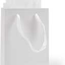 Aosric 30 Pack 5x3x8 In White Gift Bags  Small Sturdy & Reusable Premium Gift Bags for Boutique Gift, Party Favors, Weddings, Birthdays, Christmas and Holidays