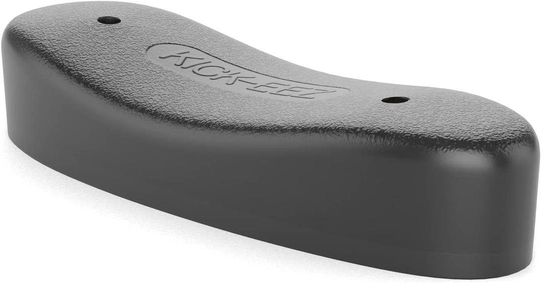 Kick-EEZ Grind to Fit Recoil Pad with Sorbothane, Trap Black, Screw-On Backing for Shotgun or Rifle, Butt Stock Pads Shooting Accessories (Trap 1 7/8" x 5 1/4", Thickness 15/16", Black)