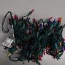 LJLNION Christmas Lights, 150 Count 33 FT Green Wire Xmas Tree Lights, 120V UL Certified Connectable for Holiday Party Outdoor Indoor Decoration, Multicolor