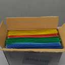 Smead File Jacket, Reinforced Straight-Cut Tab, Flat-No Expansion, Letter Size, Assorted Colors, 100 per Box (75613)