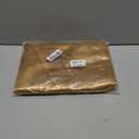 10 Pack Satin Table Runner 12 x 108 Inch Long Old Gold Smooth Silk Fabric Table Runner for Birthday Parties Wedding Banquets Decorations.