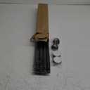 2 Pack Adjustable Tension Curtain Rods 32 to 48 Inches, No Drilling 7/8" Tension Rods for Window, Doorway Closet, Matte Black