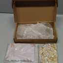 Kasyat 30 Sets Valentine Christian Ornaments Bulk Clear Acrylic Bible Verse Tree Ornament with Card Religious Appreciation Gift for Women Church Members Pastor Employee Team Staff Coworker (Pastoral)