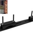 Mailbox Mounting Bracket,Carbon Steel,Suitable for Metal Gates, Railings and Fences,Metal mounting Brackets for General use,Black