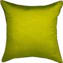 Solid Base Color Throw Pillow Covers Silk Premium Grade Case Cushion Cover for Sofa Couch Chair Bed Insert Not Included 16 x 16 inches (1, Lime Green)