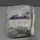 HAOMAIJIA Non Slip Couch Cover Sofa Covers for 2 Cushion Couch Washable sectional Couch Covers for Dogs pet Furniture Protector Couch Cover Blanket for Living Room (Off White, 71"x102")