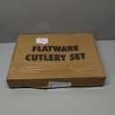 49-Piece Silverware Set with Organizer, Heavy Duty Stainless Steel Flatware Set for 8, Cutlery Utensil Sets with Steak Knives, Rust-proof, Mirror Polished, Dishwasher Safe, Heavy Duty