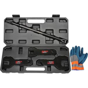 43300 Pneumatic Fan Clutch Wrench, 8PCS Fan Clutch Removal Tool Kit Compatible with Ford/GM/Chrysler/Jeep