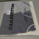 CAILECOTTON Womens Underwear Cotton High Waisted Underwear for women Brief Soft Stretch Breathable Everyday Hipster 5ps (XXXL)