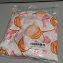 MBZJSDKHLK Women's Halloween Pajamas Set Silk Satin Ghost Pumpkin Print Long Sleeve Button Down Shirt 2 Piece Pjs Shorts Sets, Medium