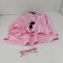 Leadtex 50s Poodle Skirt Sock Hop Costume Accessory Set for Girls with Scarf,Glasses,Socks. (M(8-10), Pink)
