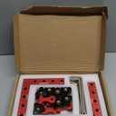 Fivepears 4 Pack 90 degree positioning square clamps set for woodworking, 5.5" x 5.5"(14 x 14cm) aluminum precision right angle corner clamp for square picture frame tool box cabinet drawer and wood