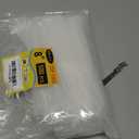 Zip Ties 8 Inch, 500 Pack, White Cable Ties for Multi-Purpose, Nylon/Plastic Wire Ties for Home Improvement, Office & Outdoor Use (Clear-Colored Style), 40lb Tensile Strength.