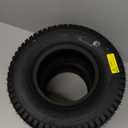 MaxAuto 2 PCs 11 x 4 x 5 11x4.00-5 Turf Tire for Lawn & Garden Golf cart Mower Black