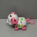 3-in-1 Musical Puppy Toys for 1 Year Old Girl Gift, Educational Baby Toy 6-12-18 Month, 1st Birthday Gift for 1 Year Old Girl Boy, First Bilingual Present for 7 8 9 10 Month Infant (Pink)