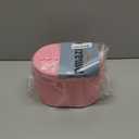 RSRSLEII Pink Aesthetic Makeup Bag, Travel Makeup Vanity Case with Divider and Handle, Waterproof PU Leather Cosmetic Organizer Bag, Portable Toiletry Bag for Women(02Pink)