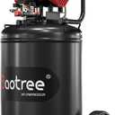 14Gal Portable Ultra Quiet Air Compressor, Max 115PSI 2HP 8.75CFM 70dB Oil-Free Low Noise Air Compressor for Auto Repair, Bike Tires, Garage Spray Painting 110V/60Hz