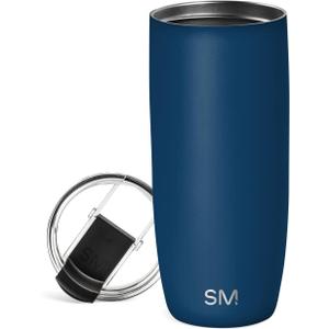 Simple Modern Voyager Tumbler with Flip Lid | Travel Coffee Mug | Insulated Stainless Steel Cold Brew Iced or Hot Coffee Cup | Gifts for Women Men Her Him | 20oz, Slumberland