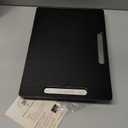 oy&Grace Appliance Slider for Kitchen Appliances 360 Rolling Sliding Tray for Coffee Maker Countertop, Bamboo Coffee Pot Slider Rolling Tray with Universal Rollers (Black, Medium 14.5" x 10")