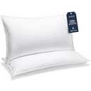 Beckham Hotel Collection Bed Pillows King Size Set of 2 - Down Alternative Pillow for Back, Stomach or Side Sleepers