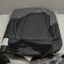 AOMSAZTO Seat Covers for Ford Mustang Coupe 2015 2016 2017 2018 2019 2020 2021 2022 2023 2024 2025 2026, Custom Fit Full Set Faux Leather Black