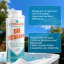 POOLACC pH Increaser for Hot Tub & Spa, Raises pH and Total Alkalinity, Spa Maintenance Chemicals to Bring TA & pH Levels Up, Fast Acting pH Booster Works with Any System, 16 oz