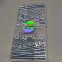 2 x Party Animals 1/4 x 3-3/4 Inch Wedge Anchor, 10 PCs Zinc-Plated Industrial Anchor Bolts for Cement, Concrete