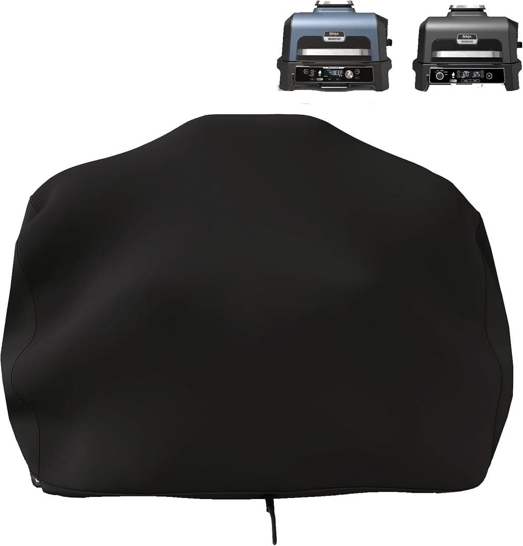Woodfire Grill Cover for Ninja Pro Premium XL Series, Waterproof Portable Premium Cover for Smoker Air Fryer OG800/900 Series, 600D Portable Woodfire Grill Cover for Ninja Pro Air Fryer Accessories