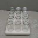 Zubebe 12 Pack 6 oz Glass Jars with 24 Lids - Versatile for Canning, Jams, Jellies, DIY Crafts, Single-serving Desserts & Christmas Gifts