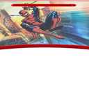 Marvel Spiderman Lap Desk Tray Table with Folding Legs, Cup Holder & Device Slot, Portable Kids Lap Desk for Homework, Meals, Tablets & Laptops