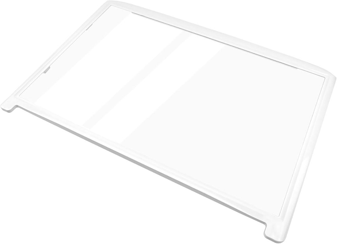 UPGRADED AHT73514302 Refrigerator Glass Shelf Assembly Compatible with Kenmore Glass Rack 79568032210, 79579439218, 79579432216, LG Refrigerator Shelf LTCS24223S/07, LRTLS2403S/00, LTWS24223S/01, 28 inches x 20 inches x 1.3 inches