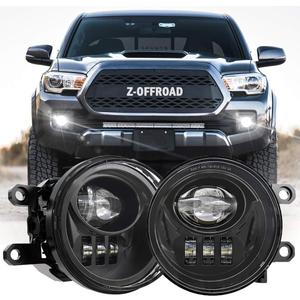 Z-OFFROAD New LED Fog Lights Driving Lamps Assembly Replacement for 2016-2022 Tacoma 2009-2013 Camry Corolla 2014-2022 4Runner 2014-2019 Tundra Truck, Driver and Passenger Side- Black