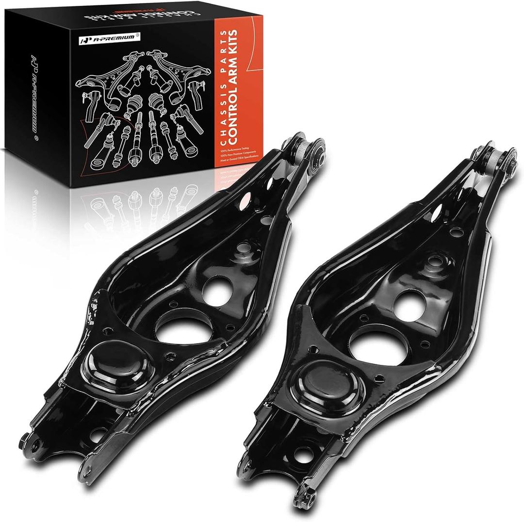 A-Premium 2 x Rear Lower Control Arm, with Bushing, Compatible with Toyota RAV4 2006-2018, Lexus NX300 2020-2021, NX300h 2020-2021