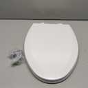 Bemis 1500EC 390 Lift-Off Wood Elongated Toilet Seat, Cotton White (Pack of 1)