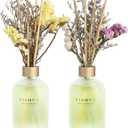 Reed Diffuser - Grapefruit & Osmanthus 6.76oz200ml 2 Packs Flower Essential Oil Reed Diffuser Set with 16 Sticks - Long Lasting Fragrance for Home Bedroom Bathroom Room Shelf Decor