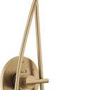 Delta Nicoli 14 Series Brushed Gold Bathtub Shower Faucet Set with Handheld Shower Head, Valve Trim Kit, Champagne Bronze 144749-CZ-HS (Valve Included)