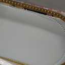 ironsmithn Gold Arched Mirror, 20"x30" Beaded Frame Arch Mirrors, Marlowe Decorative Accent Mirrors for Bathroom Fireplace Bedroom Living Room, Entryway, Antique Gold (30"L x 20"W)