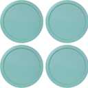 Replacement Lid for Pyrex 7.5" (7 Cup) Storage Plastic Cover Bowl 7402-PC Turqoise (4-Pack)