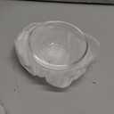 4.4 oz Clear Glass Bowl, Mini Prep Dish for Salt and Spices, Microwave and Dishwasher Safe, Stackable, Set of 6